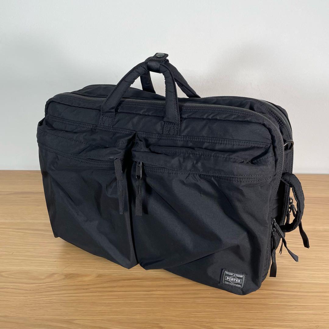 ポーター　ビジネスバッグ　ブリーフケース　3way ブラック STAGE(ステージ) 3WAY BRIEFCASE | 吉田カバンホームページ | YOSHIDA
