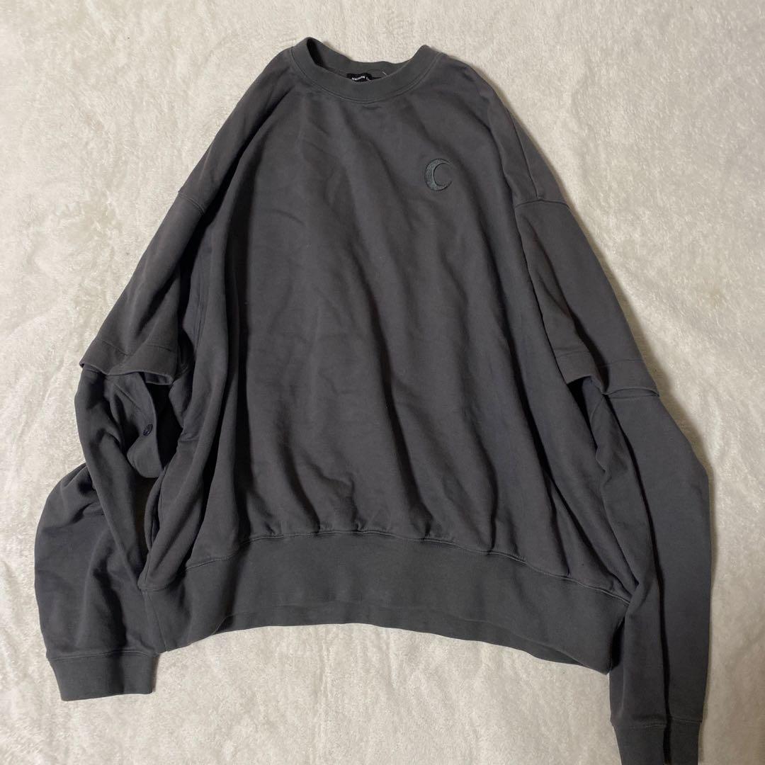 MAISON SPECIAL スウェット トレーナー プルオーバー 2way MAISON SPECIAL スウェット トレーナー プルオーバー 2way