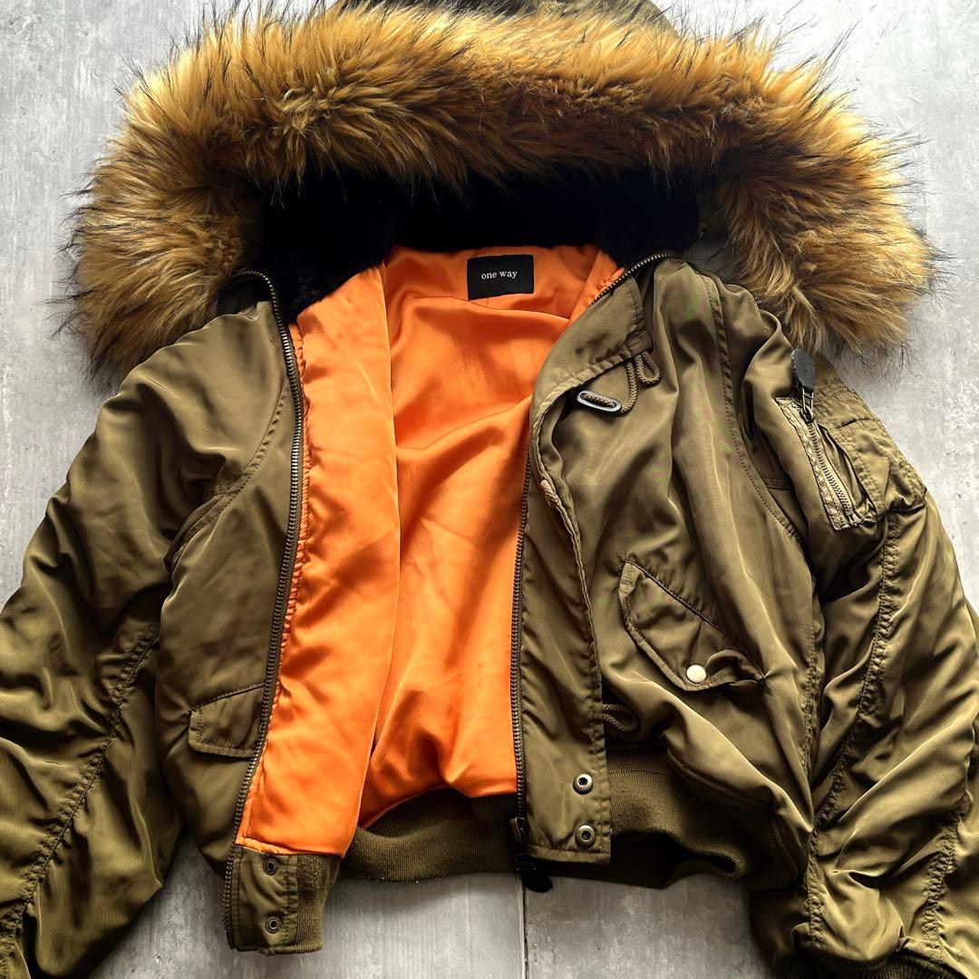y2k flight jacket N-2B 平成ギャル - y2k N-2B fur flight jacket平成