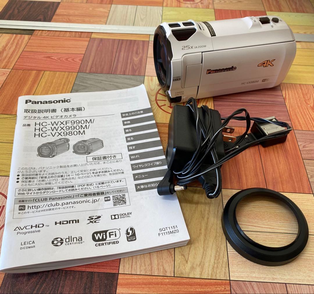 Panasonic HC-VX980M ビデオカメラ 4Kハンディカム ジャンク 2026年最新】Panasonic HC-VX980Mの人気アイテム - メルカリ