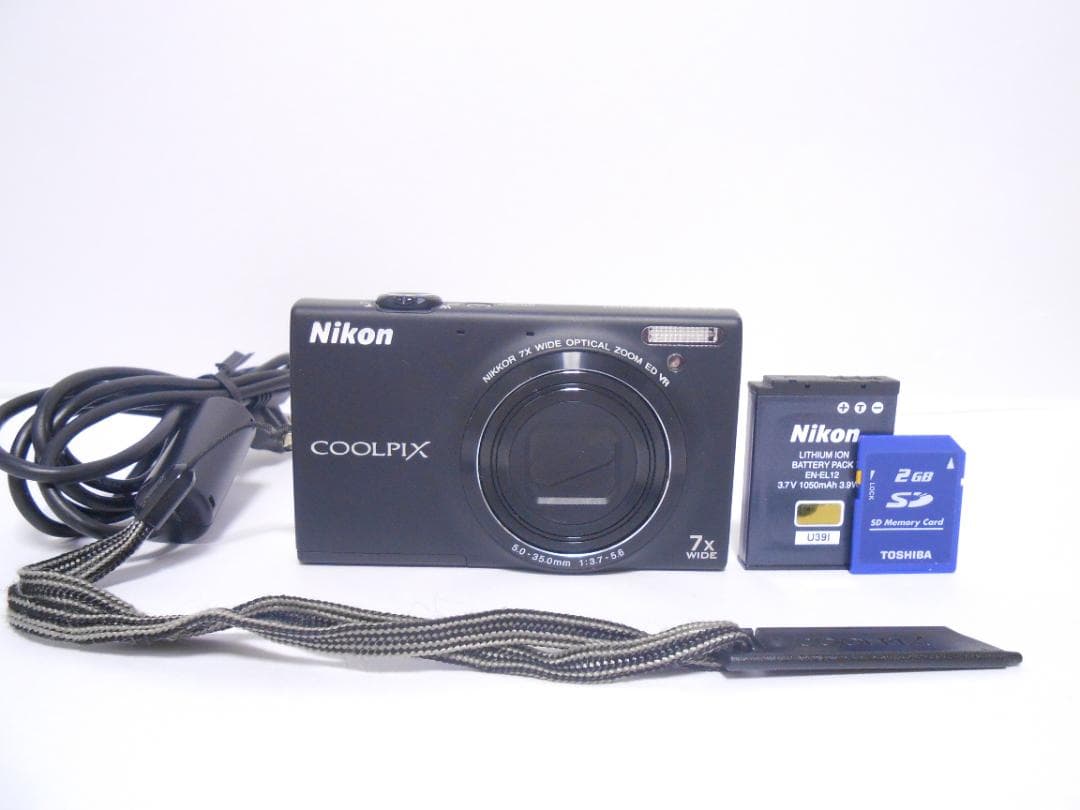 【aorara44】 Nikon COOLPIX S6100 ブラック Amazon | NikonデジタルカメラCOOLPIX S6100 ノーブルブラック S6100BK