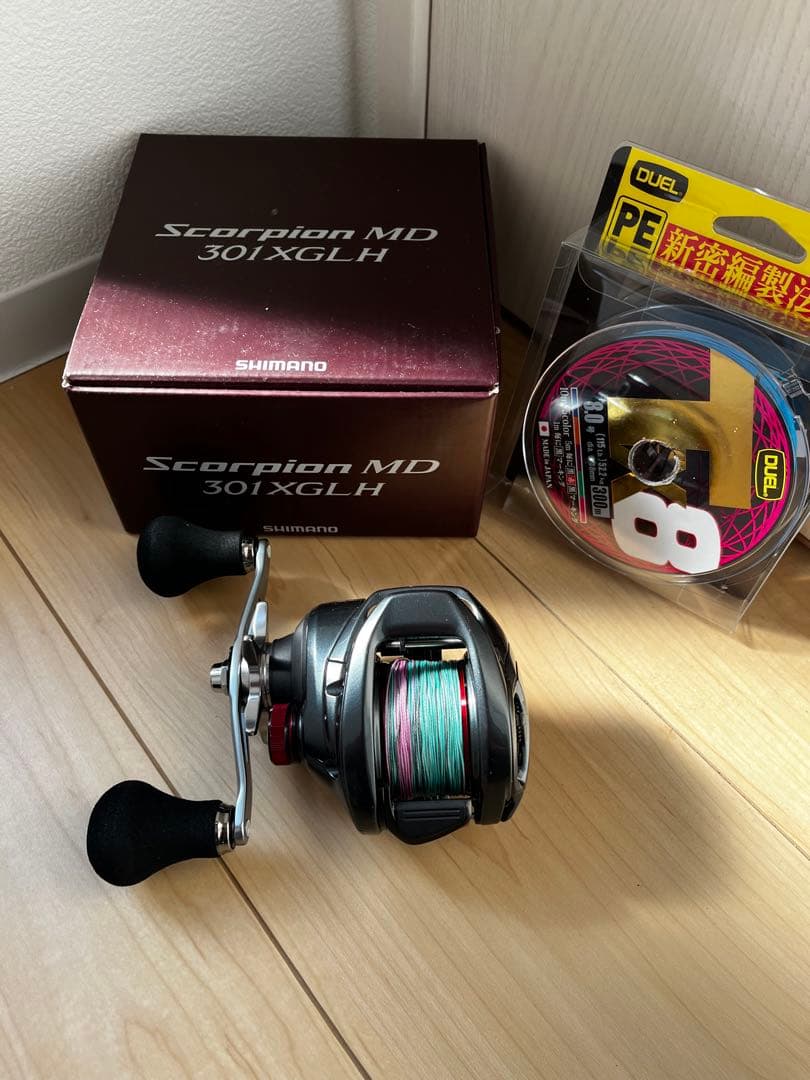 シマノ 24 スコーピオン MD 301XGLH PE8号新品 シマノ 24 スコーピオンMD 301XGLH 釣り ベイトリール - 最安値・価格